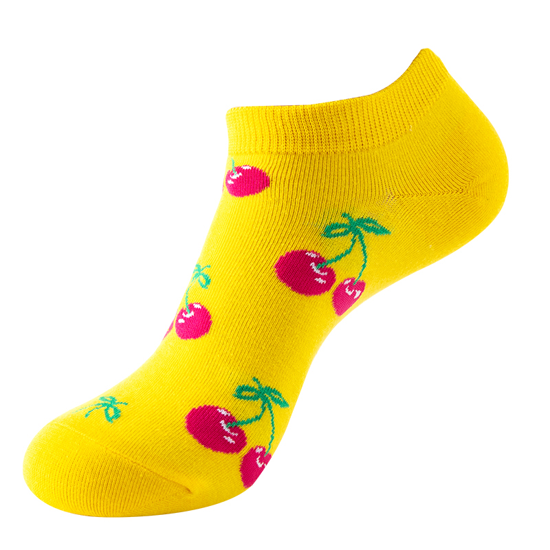 Lindas meias femininas em jacquard de algodão