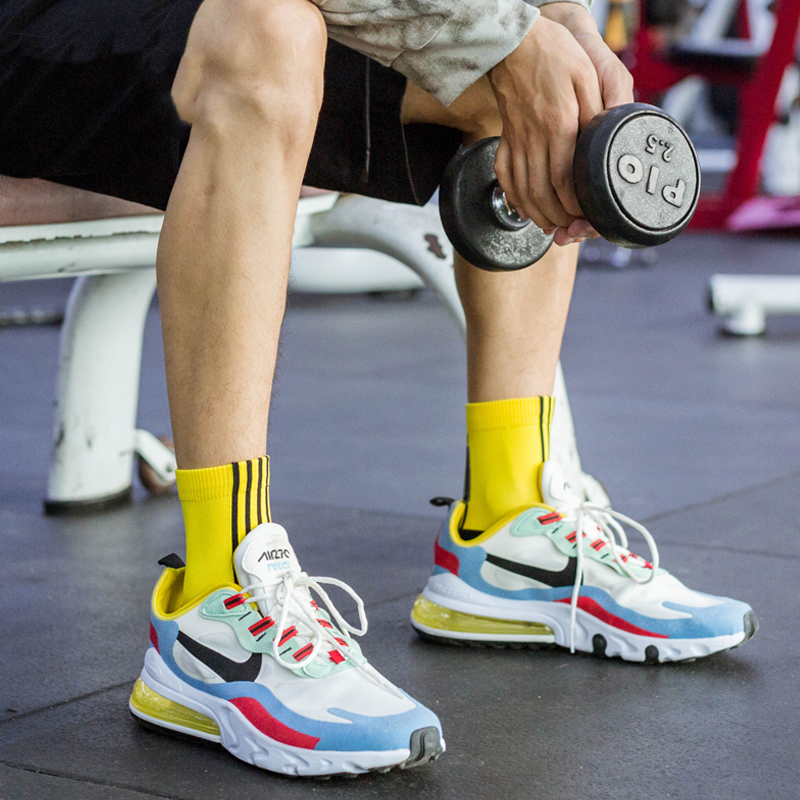Meias felpudas de compressão para corrida ao ar livre